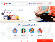 Tablet Screenshot of giftease.com